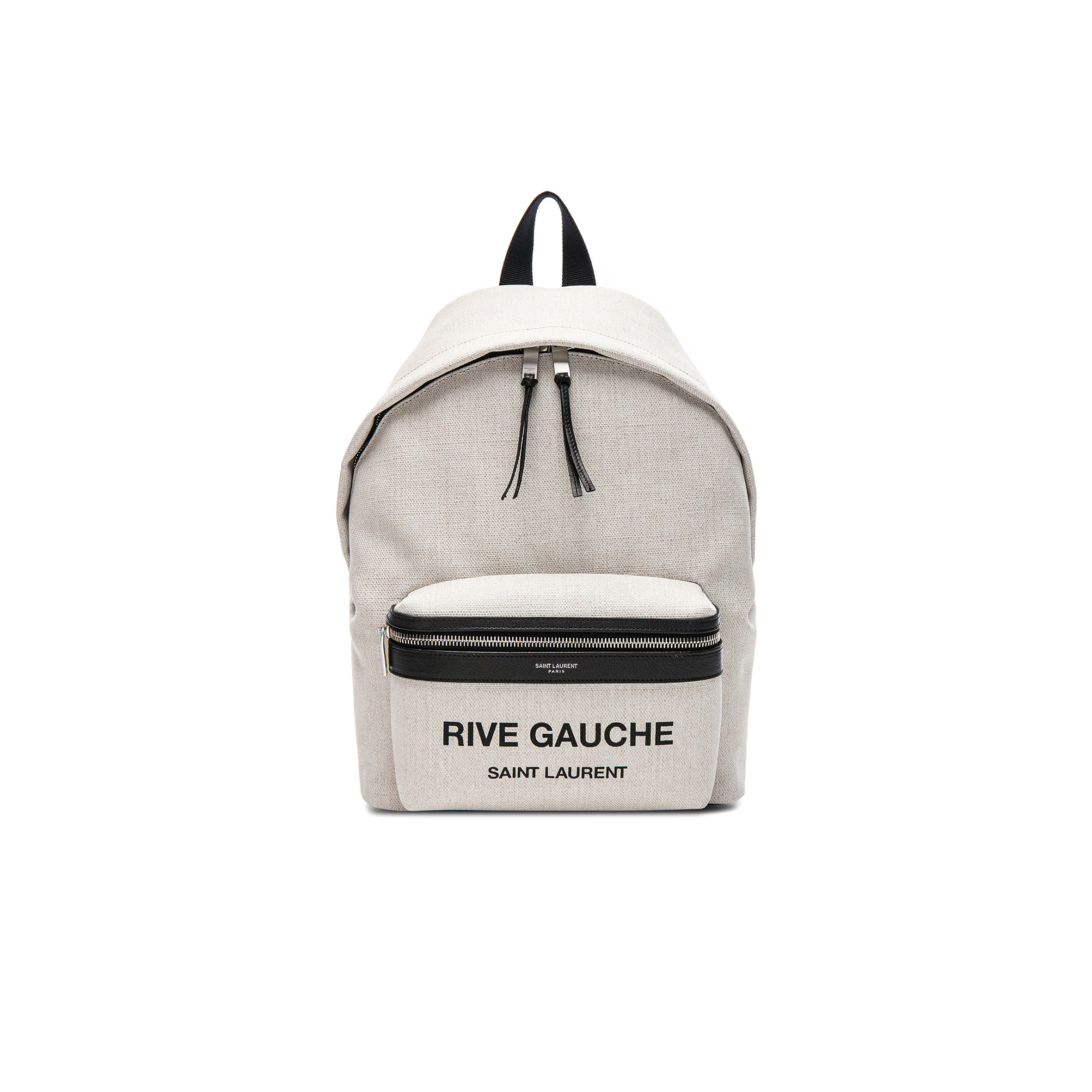 YSL RIVE GAUCHE FABRIC BACKPACK WHITE 5085489J51E9273 (26*35*16cm)